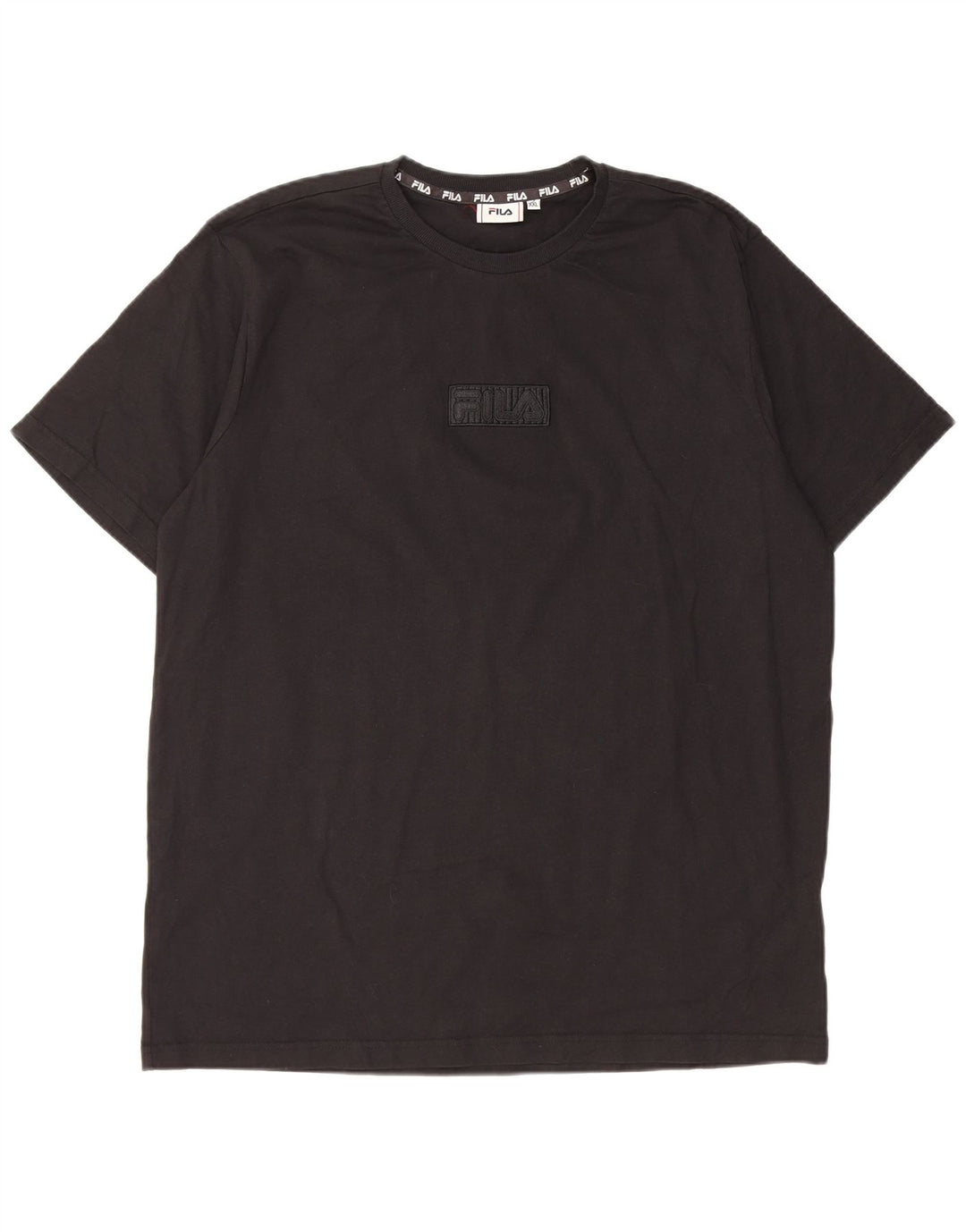 T-shirt grafica da uomo Fila Top 2XL cotone nero