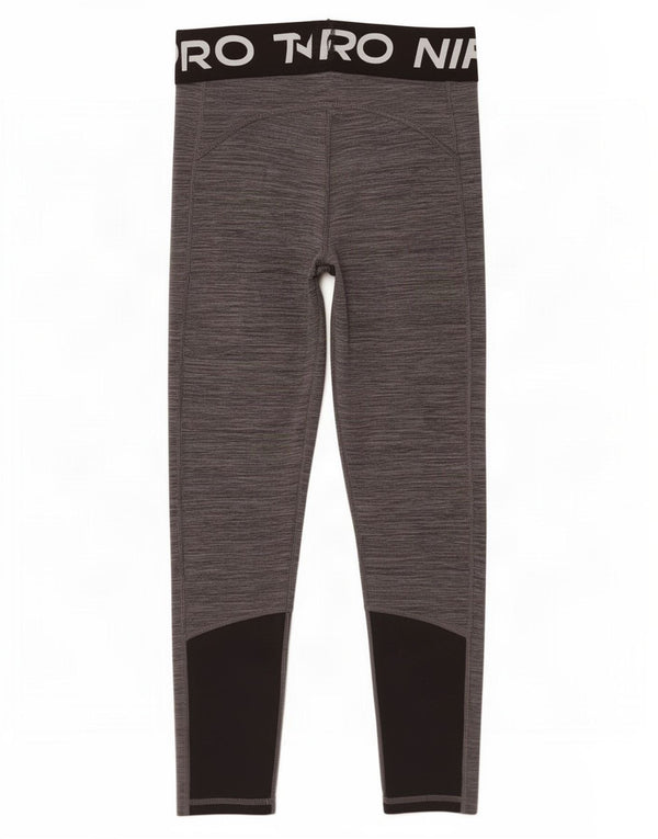 Leggings Nike Graphic Capri da donna UK 8 Small Grigio Colourblock Poliestere