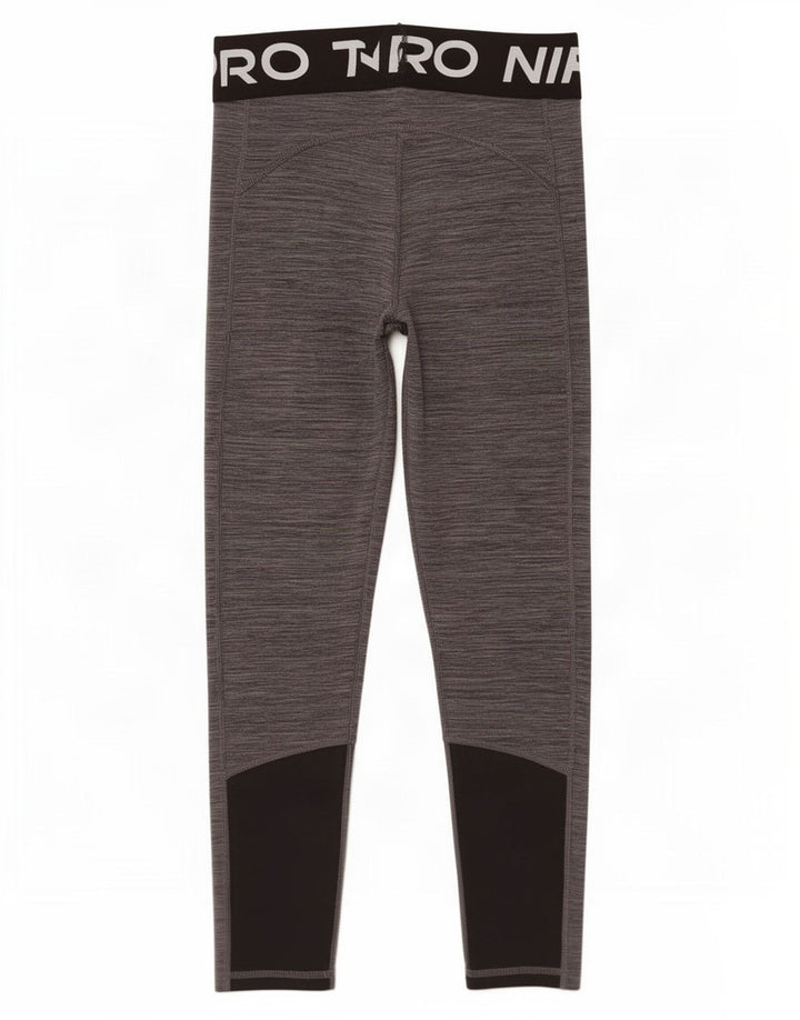 Leggings Nike Graphic Capri da donna UK 8 Small Grigio Colourblock Poliestere