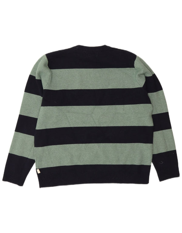 Maglione maglione girocollo da donna Marks & Spencer UK 16 grande blu navy