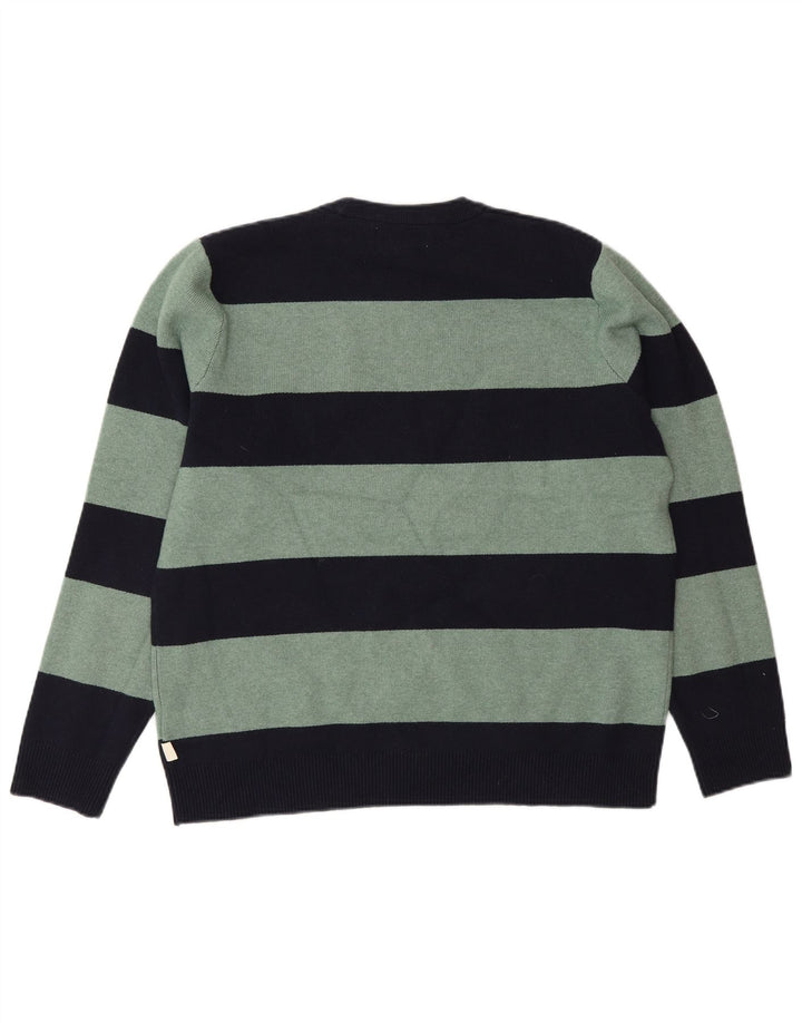 Maglione maglione girocollo da donna Marks & Spencer UK 16 grande blu navy