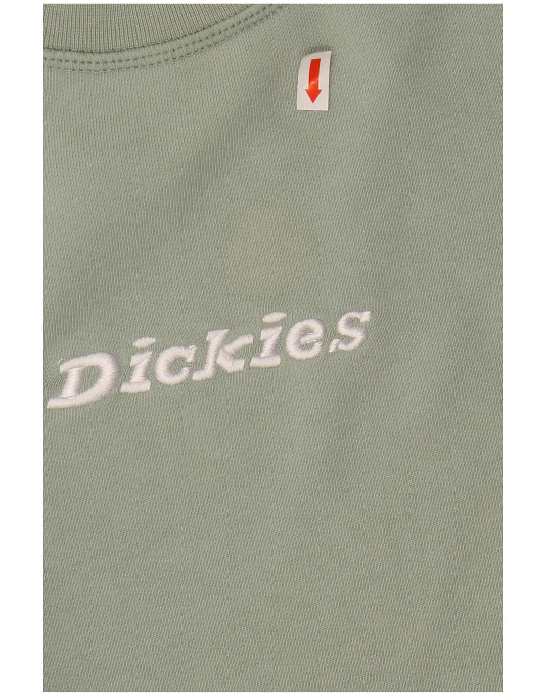 DICKIES Felpa con grafica corta oversize da donna UK 14 Verde medio