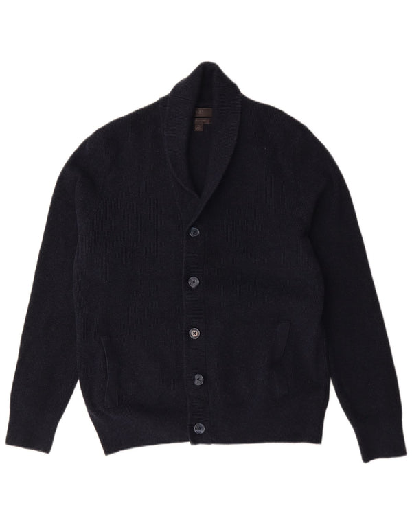 Maglione cardigan da uomo Marks & Spencer XL in cotone blu navy