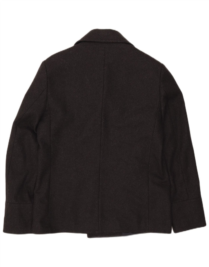 Caban da uomo Sisley IT 50 Large in lana nera