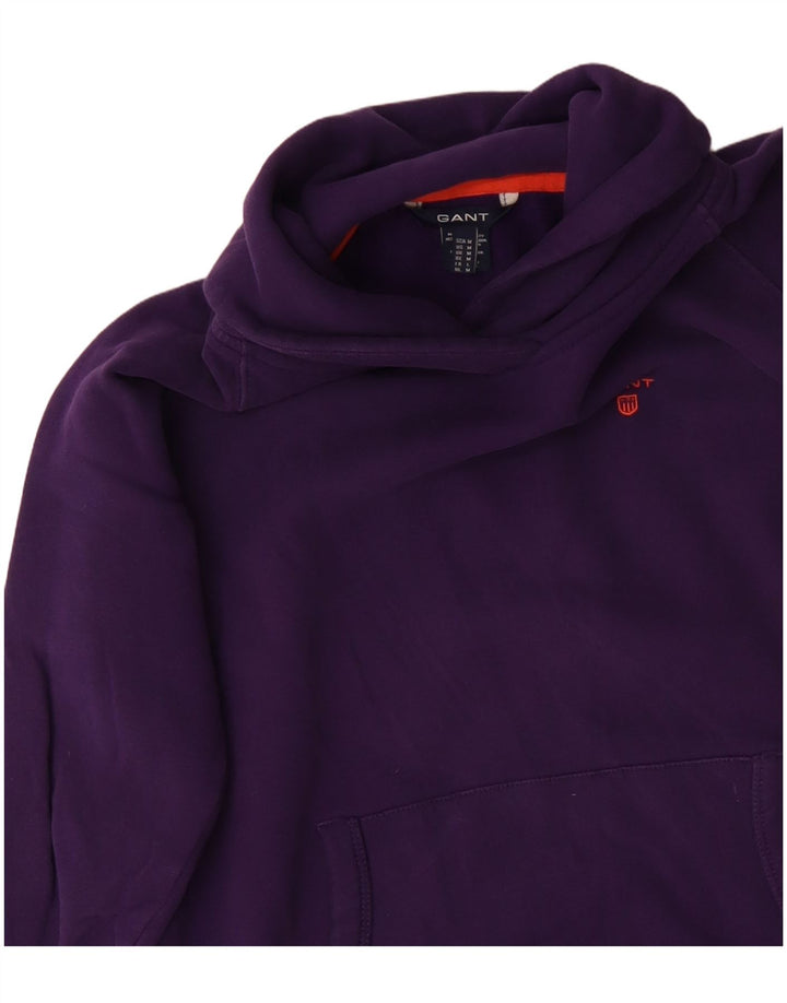 GANT Felpa da donna con collo a scialle, maglione UK 14, cotone viola medio