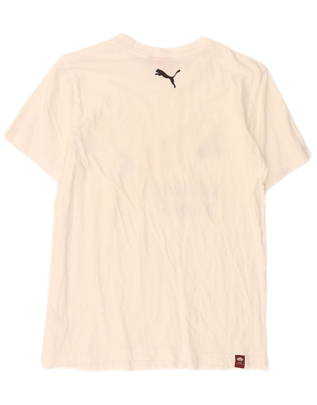 T-shirt grafica da uomo Puma Small bianca