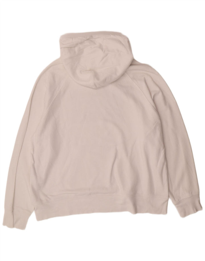 Felpa con cappuccio grafica da uomo LEVI'S XL in cotone bianco