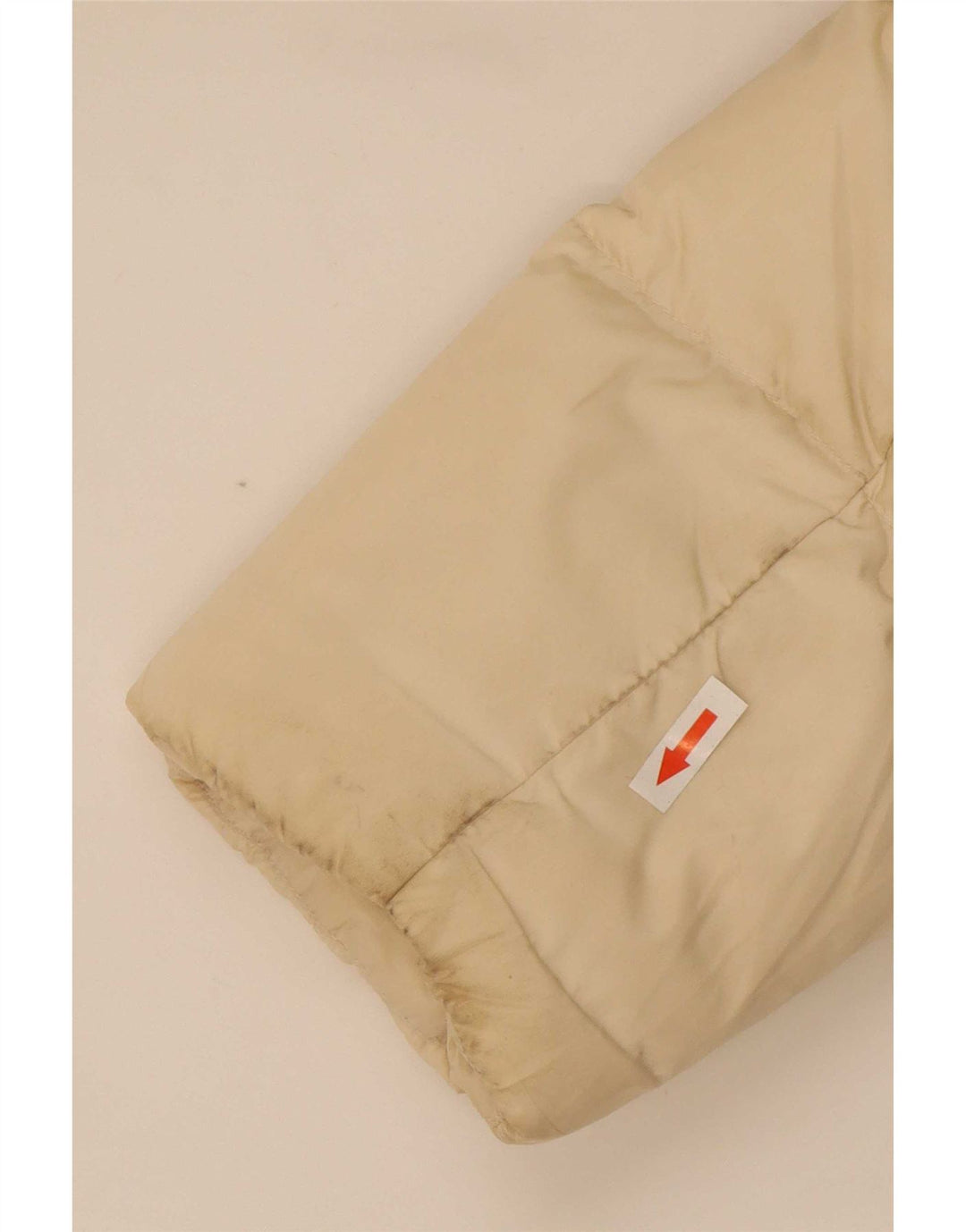 Cappotto imbottito oversize con cappuccio da donna Zara UK 6 XS Poliestere beige