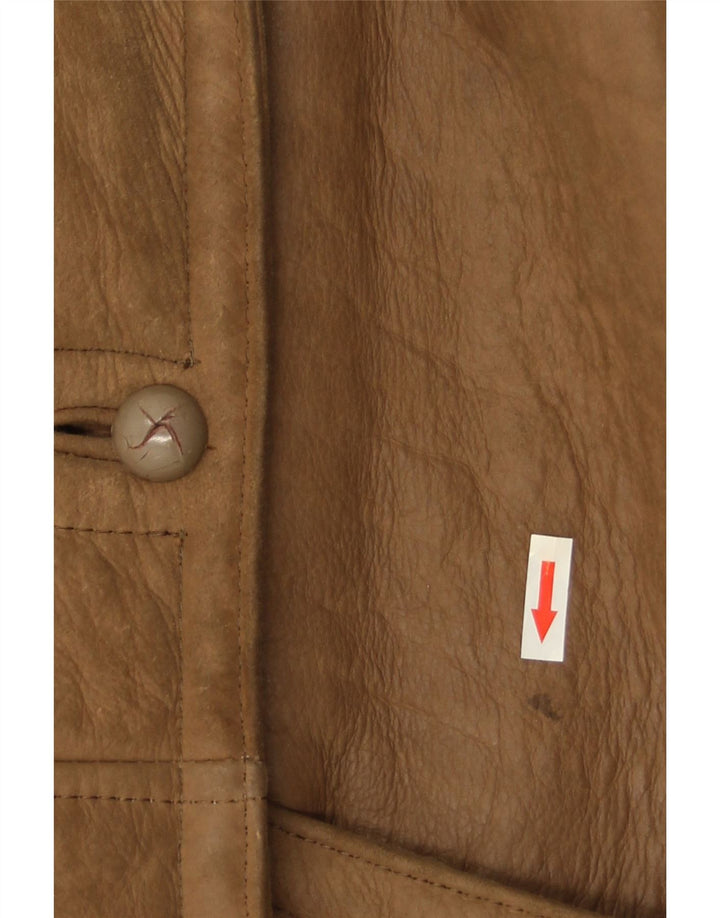 Cappotto in shearling da donna Miss Astor IT 42 Pelle beige medio