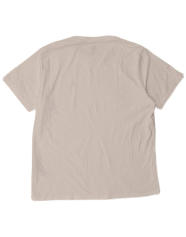 T-shirt standard da uomo Levi's Top grande in cotone bianco
