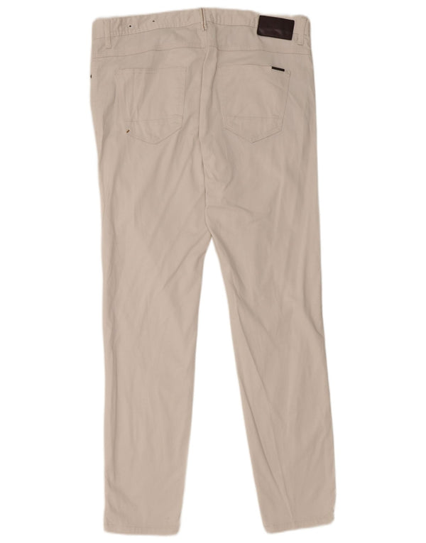 Pantaloni casual slim da uomo Zara EU 46 XL W36 L31 Grigio