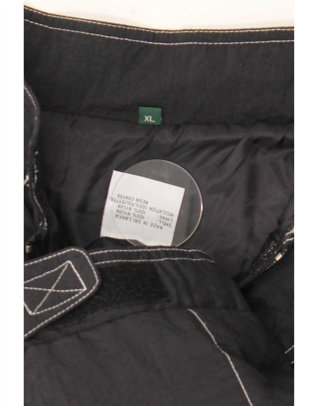 Giacca da corsa grafica da uomo di Formula Uno UK 42 XL Nylon nero a quadri