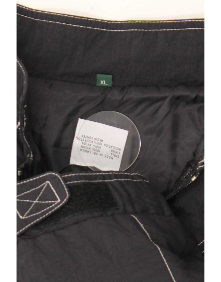 Giacca da corsa grafica da uomo di Formula Uno UK 42 XL Nylon nero a quadri