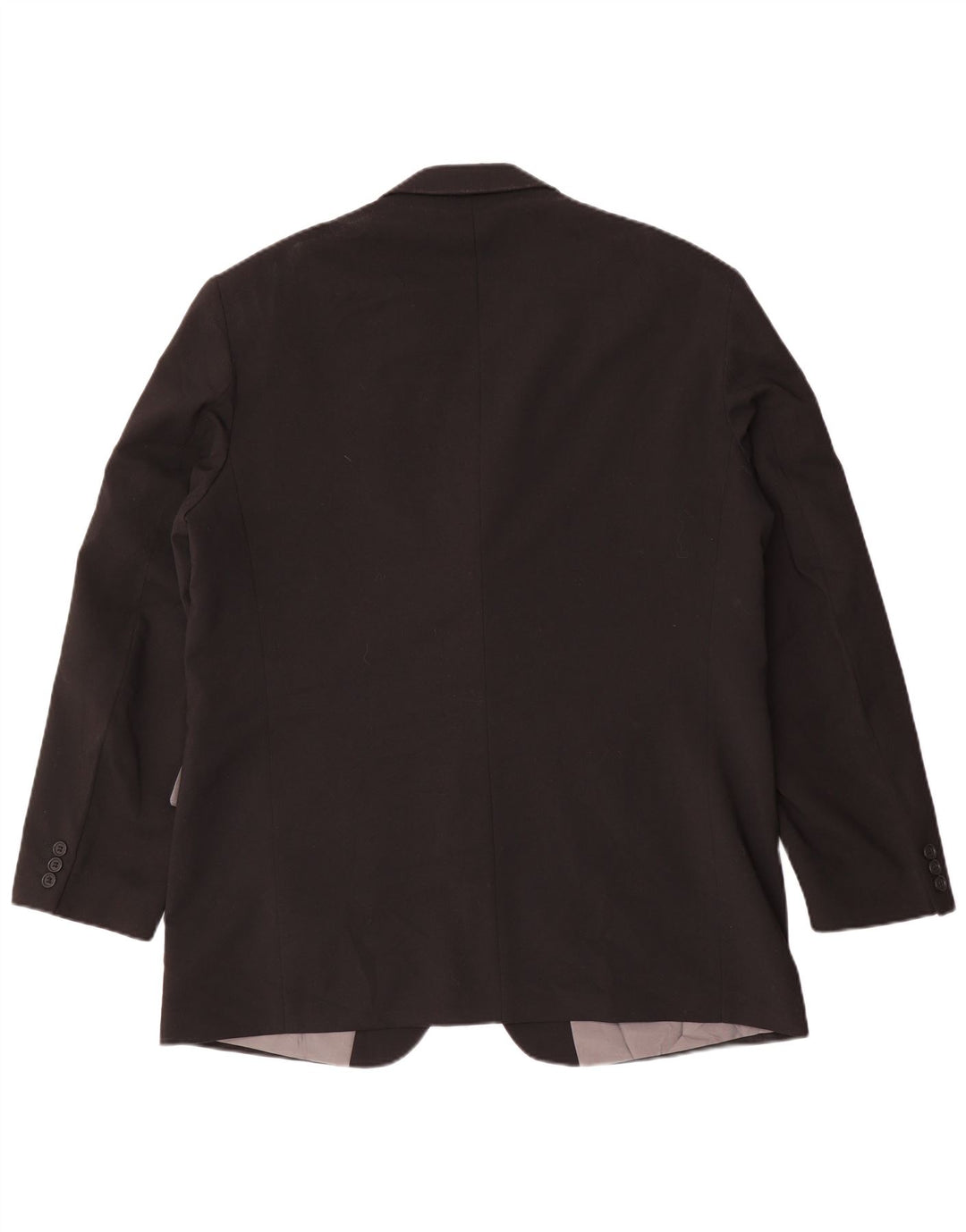 Giacca blazer a 3 bottoni da uomo Marks & Spencer UK 44 XL poliestere nero