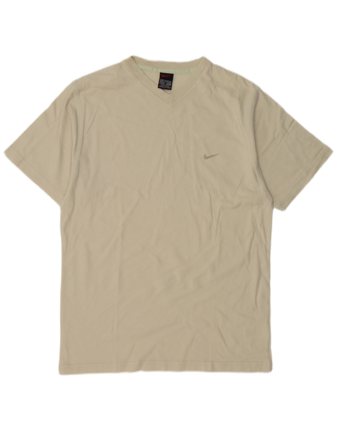 T-shirt da uomo Nike Top UK 39/41 cotone beige medio