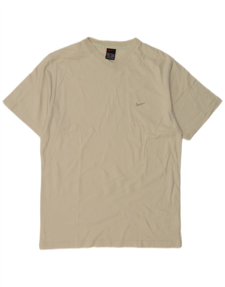 T-shirt da uomo Nike Top UK 39/41 cotone beige medio