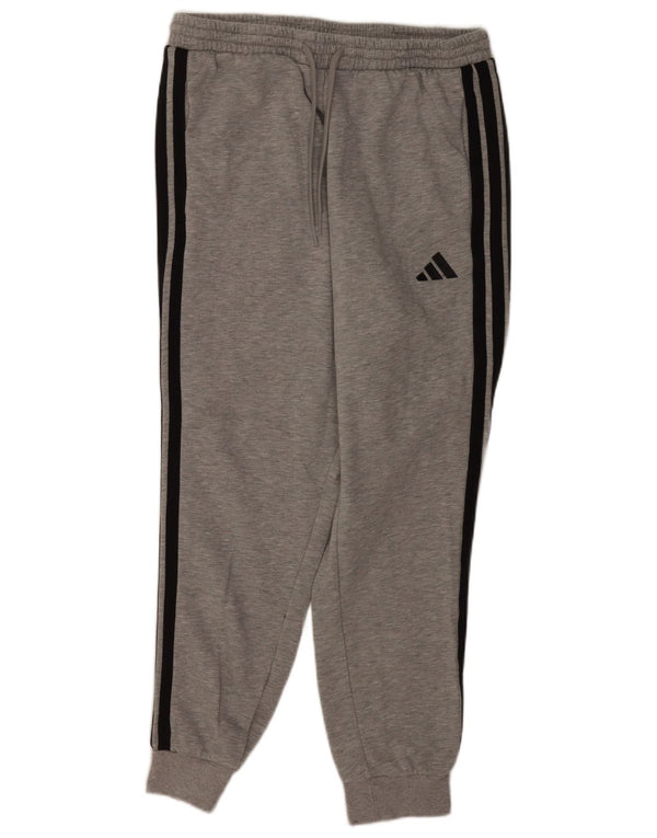 Pantaloni da tuta da uomo Adidas Joggers grandi in cotone chiazzato grigio