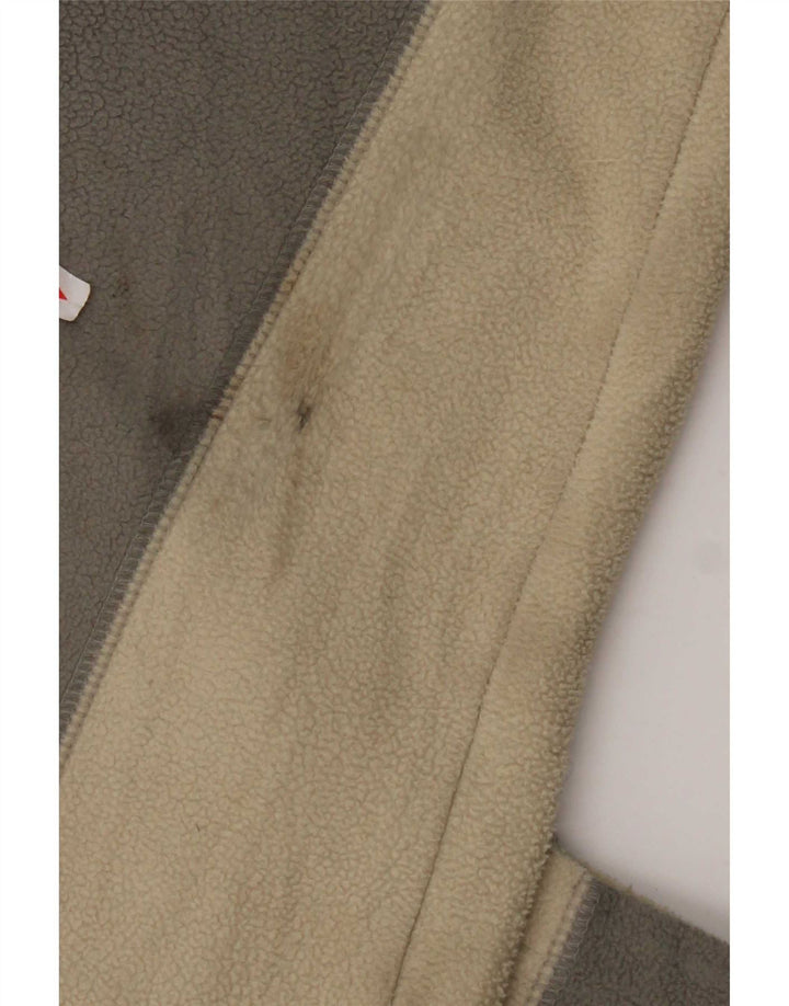 Giacca in pile foderata da uomo Spalding UK 42 XL Poliestere color block grigio