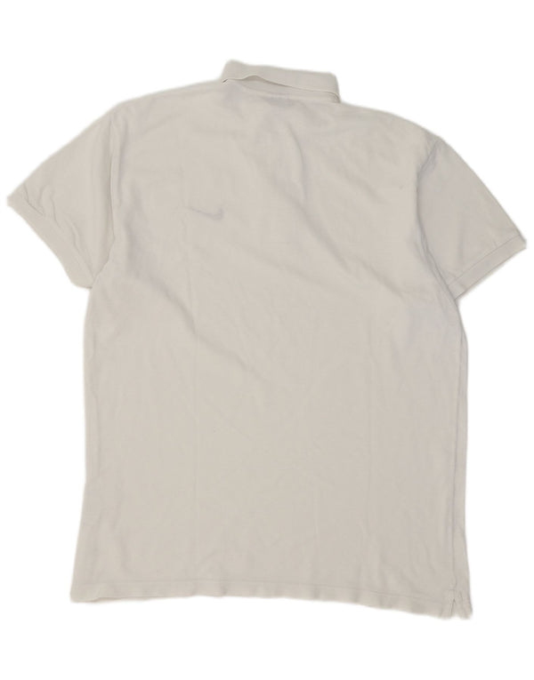 Polo Nike da uomo in cotone bianco medio