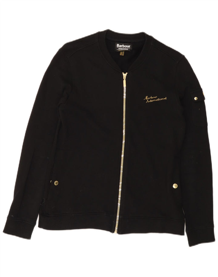 Giacca da tuta da donna Barbour UK 10 piccola in cotone nero
