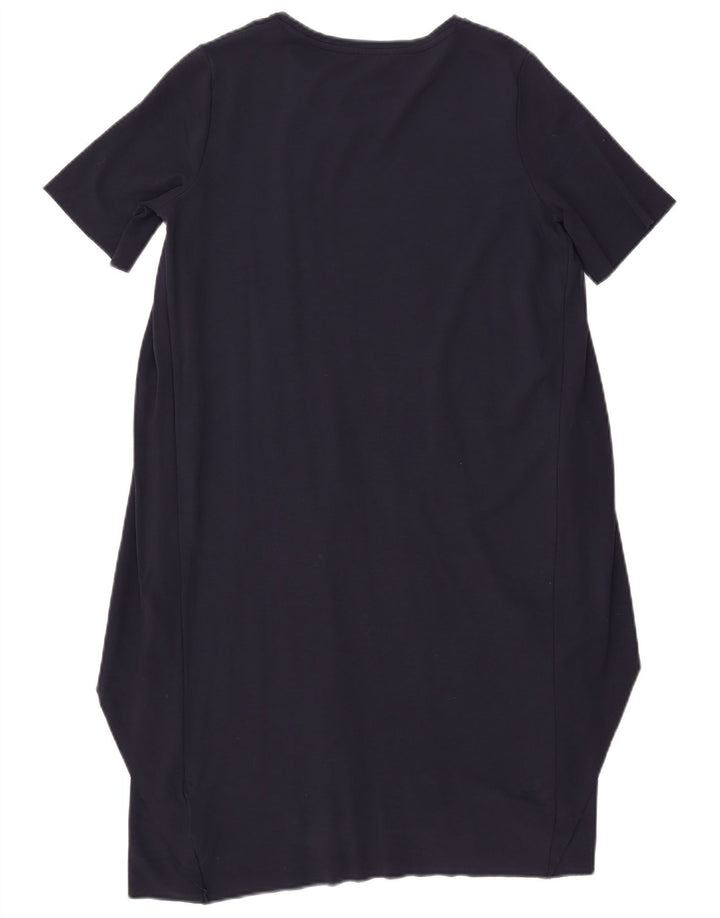 Abito tenda da donna Cos UK 14 viscosa blu navy medio