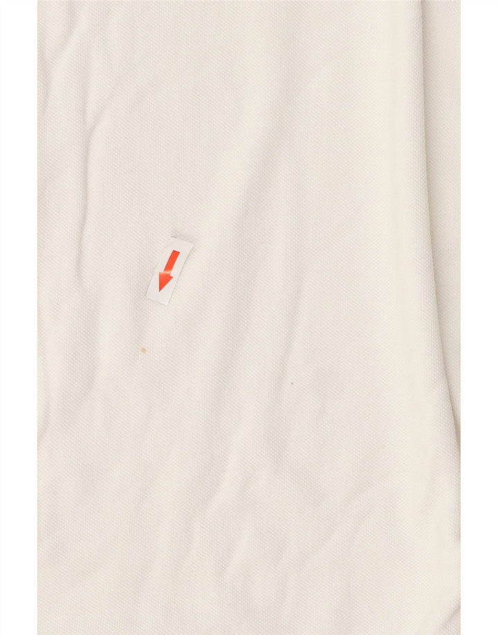 Crew Clothing Polo da uomo in cotone bianco medio