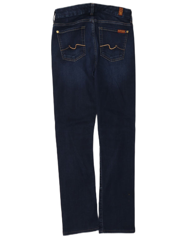 7 For All Mankind Jeans slim da donna W26 L29 Cotone blu navy