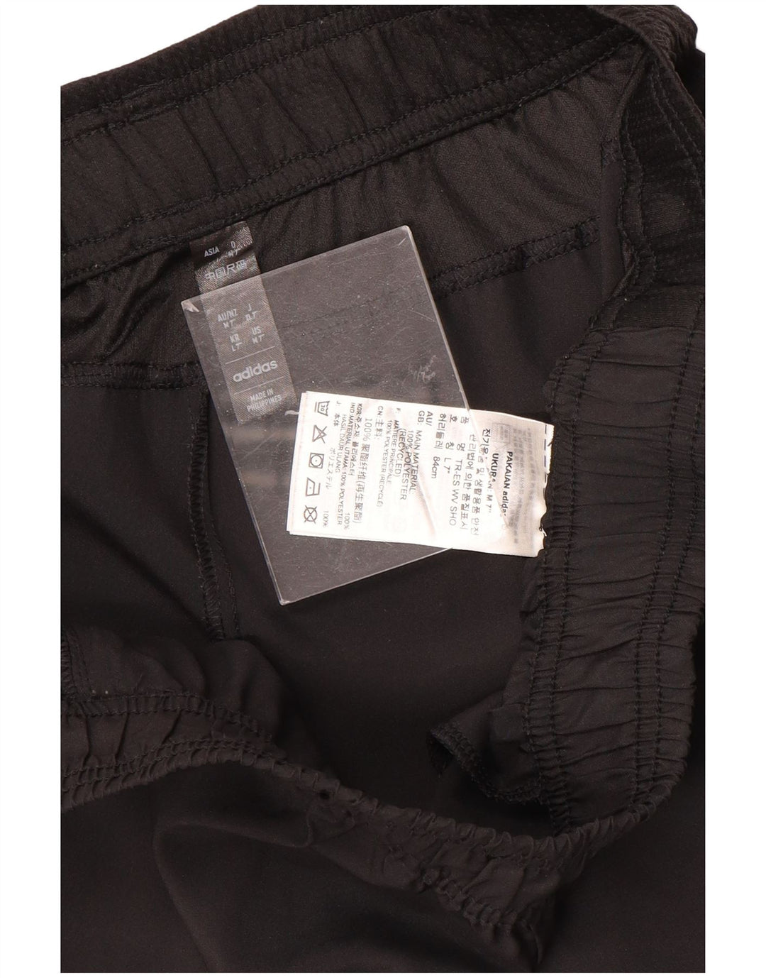 Pantaloncini sportivi Adidas Aeroready da uomo grandi in poliestere nero