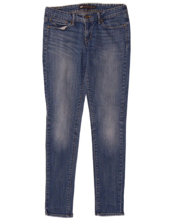 Jeans skinny Levi's da donna con curva leggera US 6 medio W28 L30 blu