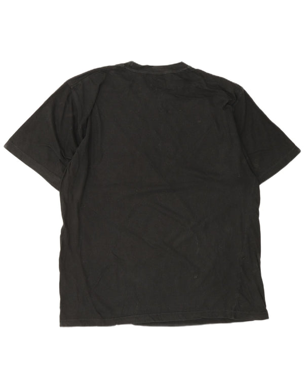 T-shirt grafica da uomo FILA Top XL in cotone nero