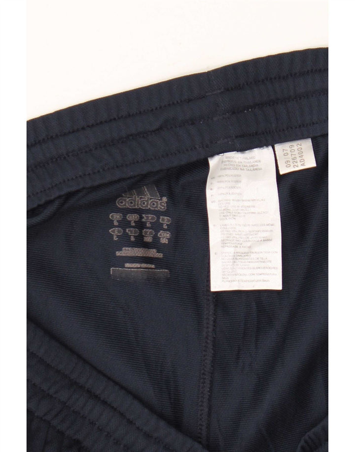 Pantaloncini sportivi Adidas Climalite da uomo di grandi dimensioni in poliestere blu navy