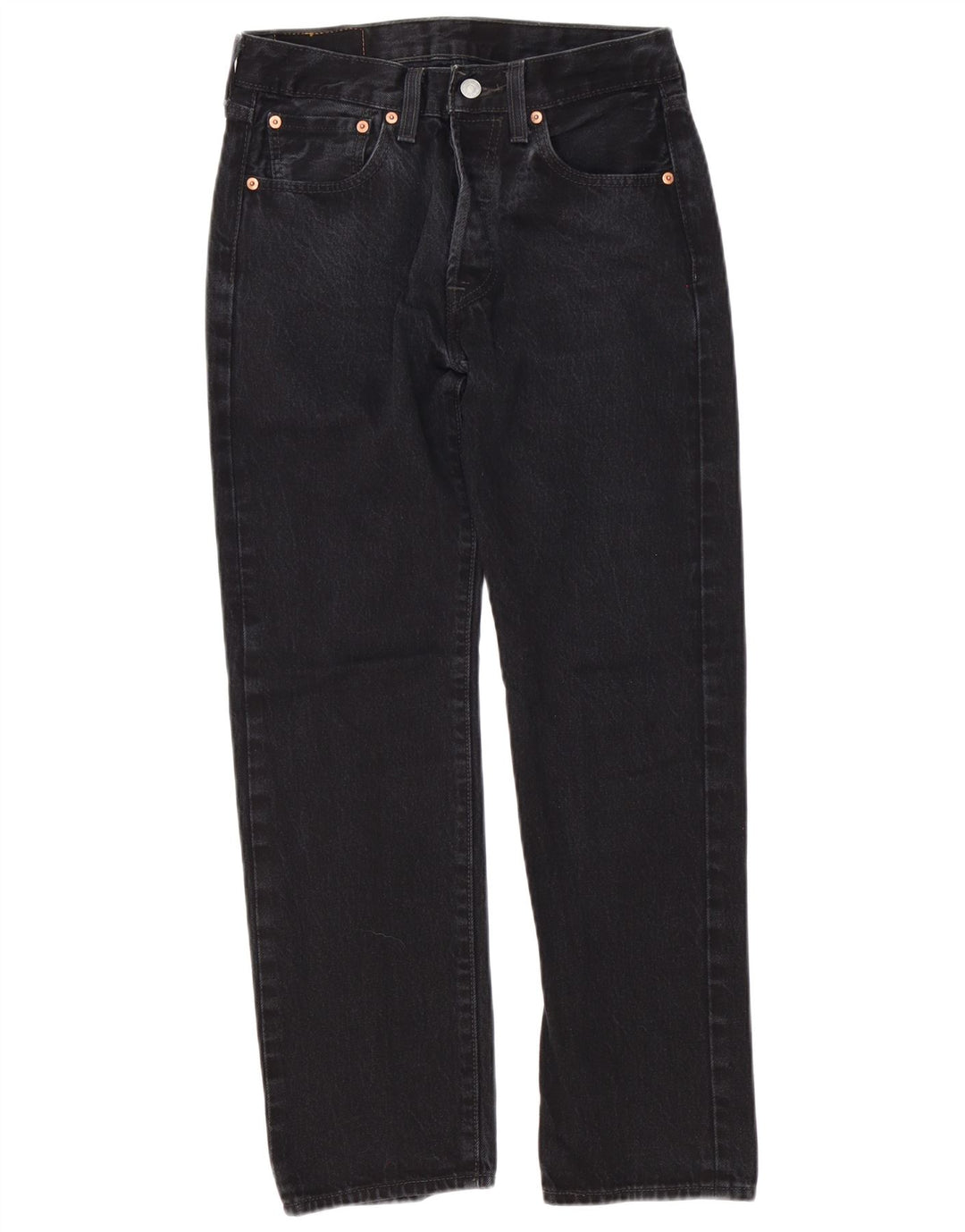 Levi's Uomo 501 Jeans dritti W29 L30 Cotone Nero
