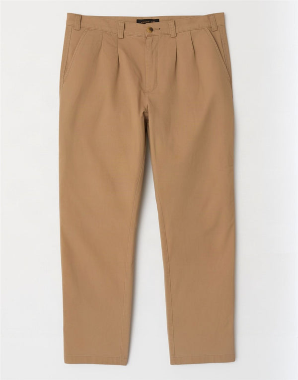Pantaloni chino dritti da uomo Timberland W36 L34 in cotone beige