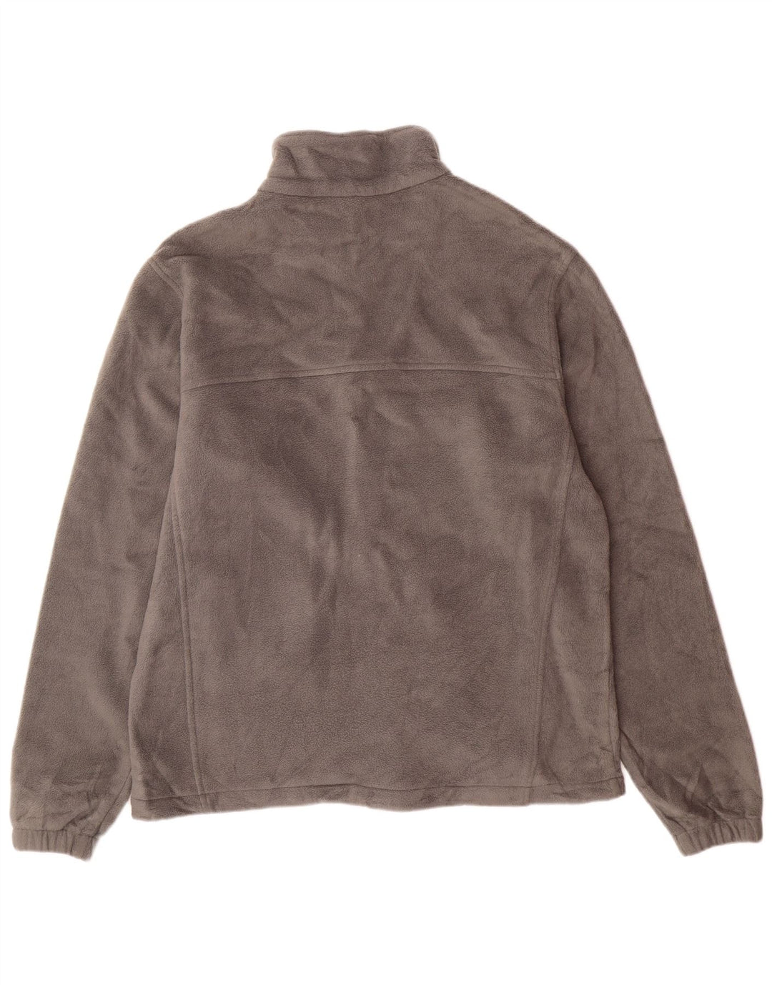 Giacca in pile da uomo COLUMBIA UK 40 Large Grigio Poliestere