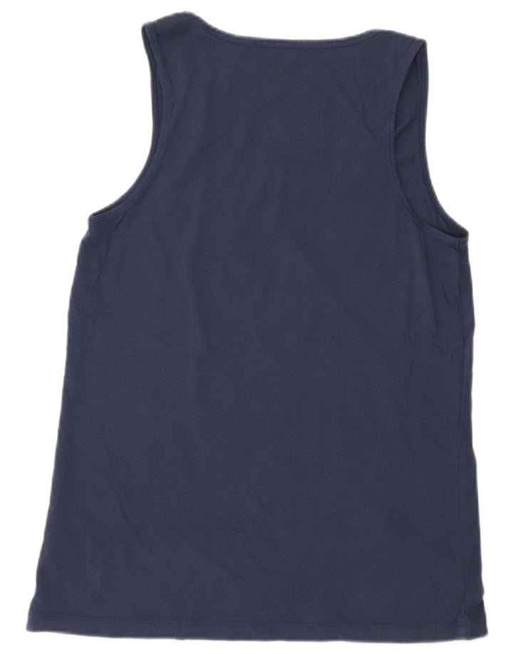 Canotta da donna J. CREW UK 10 piccola in cotone blu navy
