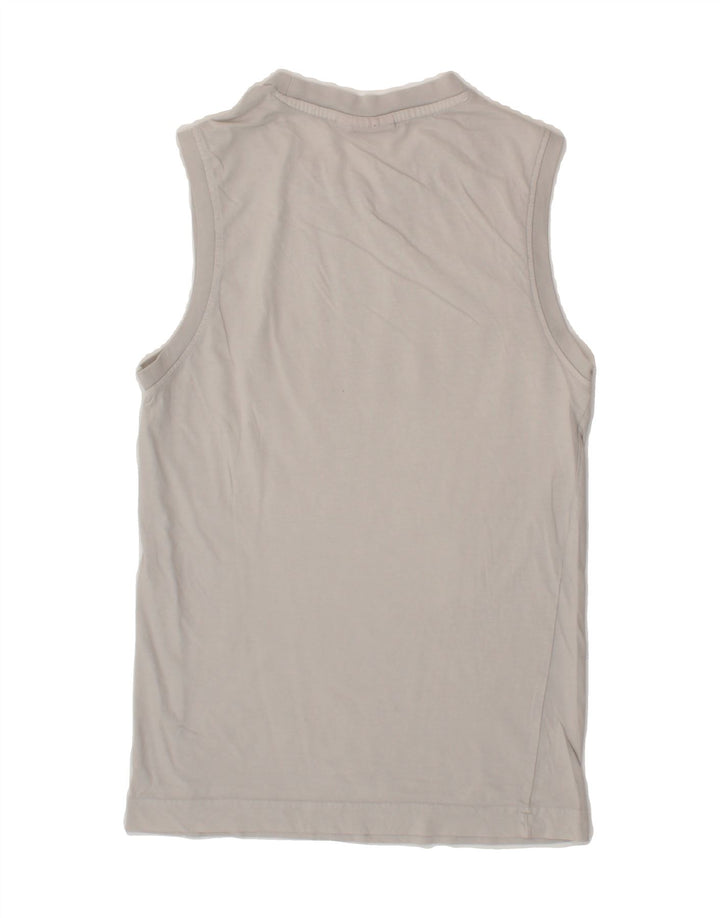 PUMA Mens Graphic Vest Top Small Grey Cotton Vintage Puma and Second-Hand Puma from Messina Hembry 