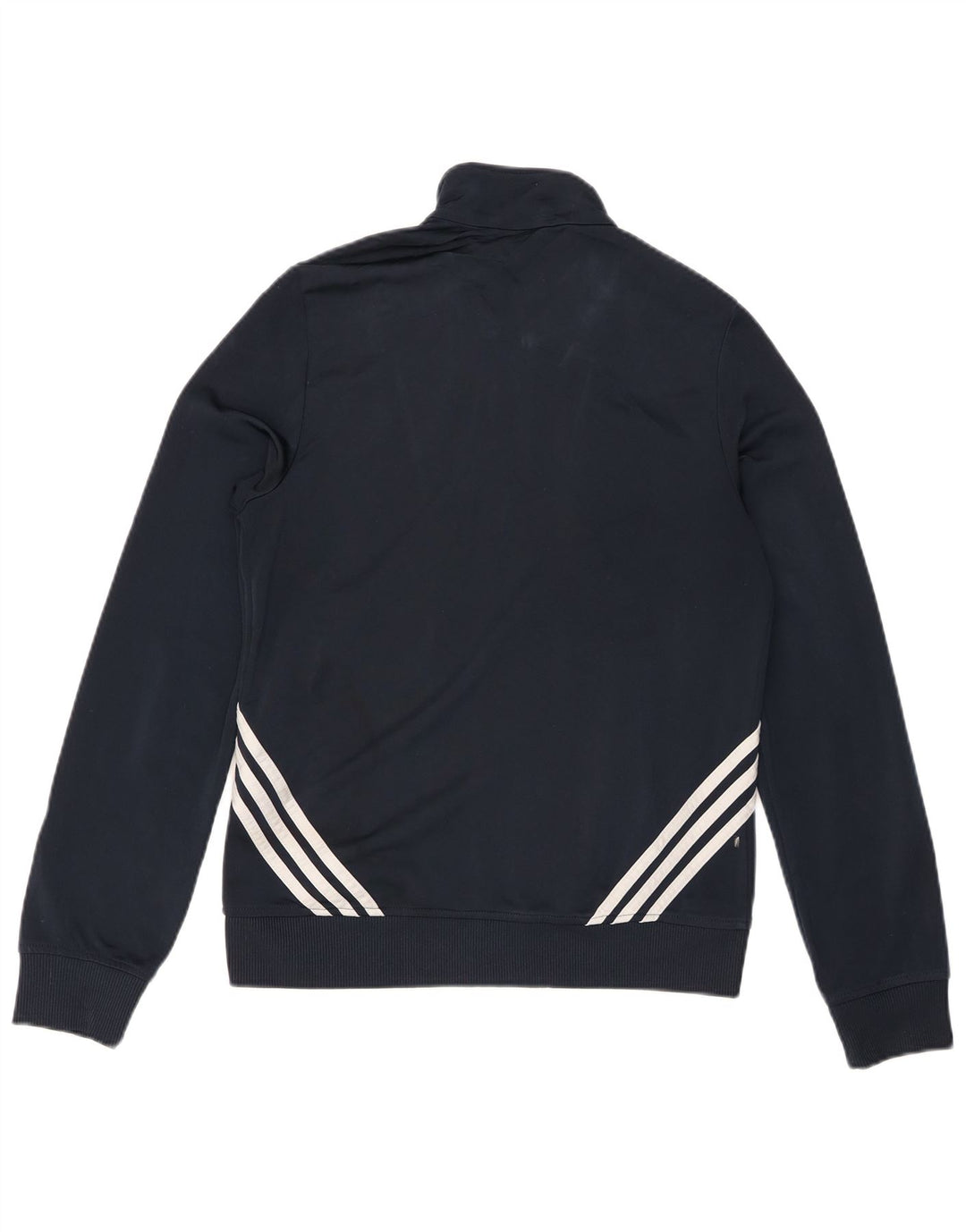 Giacca da tuta da donna Adidas UK 16 Large Blu Navy Colourblock