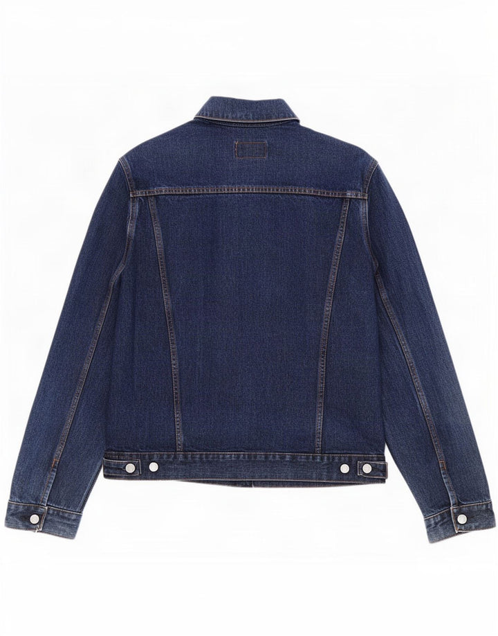 Casucci Giacca in denim Keegan da uomo UK 38 Medio Blu Navy