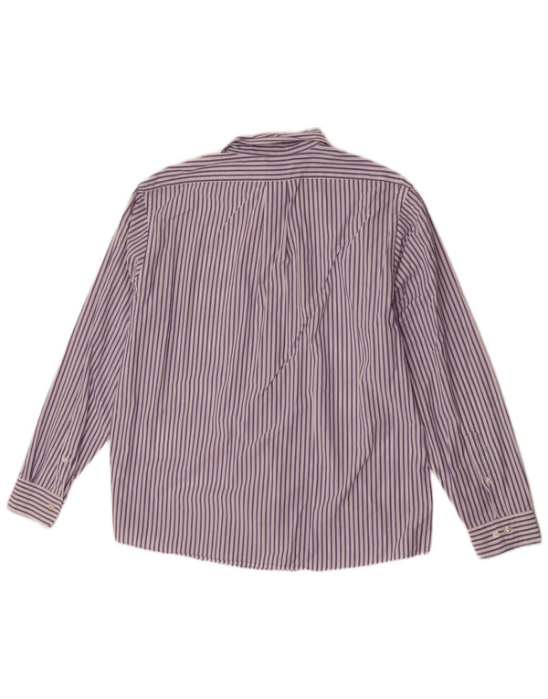 Camicia da uomo Regular Fit Brooks Brothers Large Viola Gessato Cotone