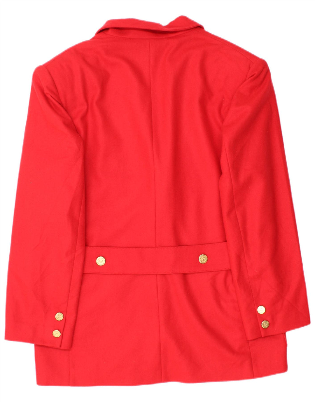 Giacca Blazer a 2 Bottoni da Donna Laura Biagiotti IT 48 XL Lana Rossa