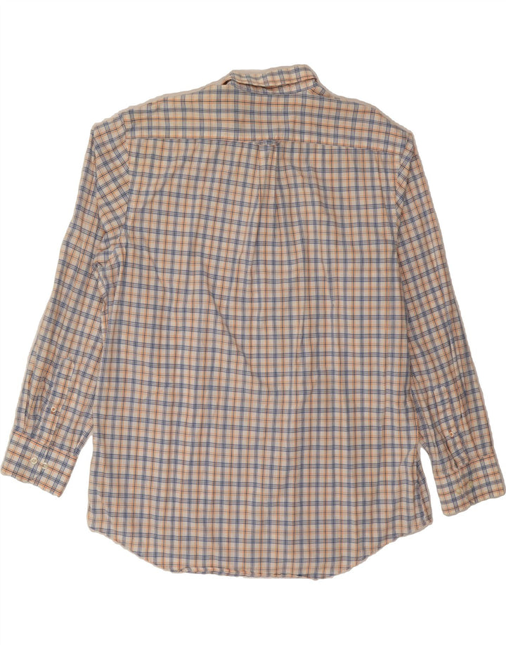 IZOD Mens Shirt XL Blue Check Cotton Vintage Izod and Second-Hand Izod from Messina Hembry 