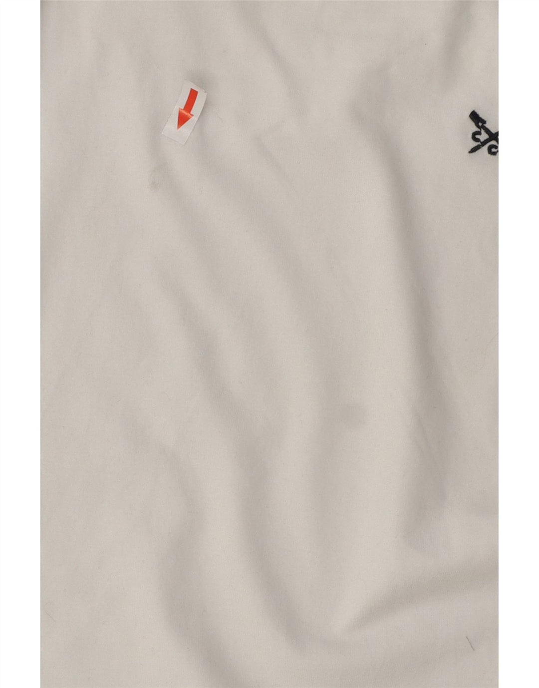 Crew Clothing T-shirt da uomo Top grande in cotone bianco