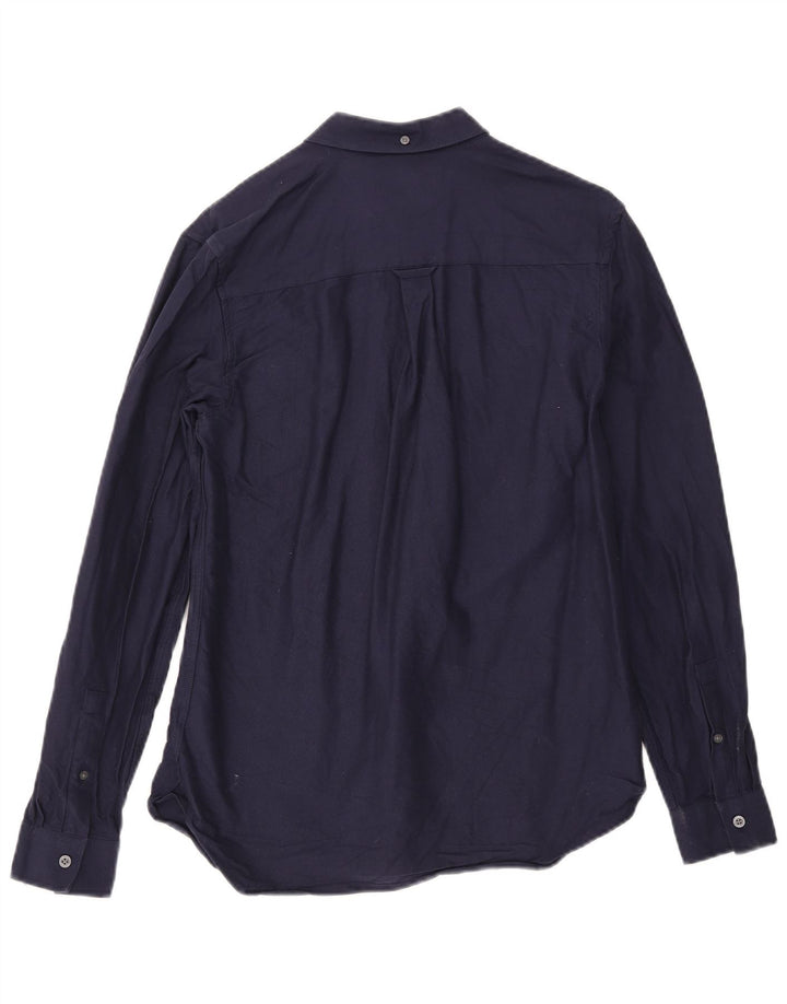 Camicia da uomo Lyle & Scott piccola in cotone blu navy