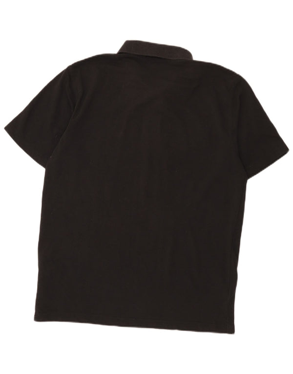 Polo da uomo Dickies in poliestere nero medio