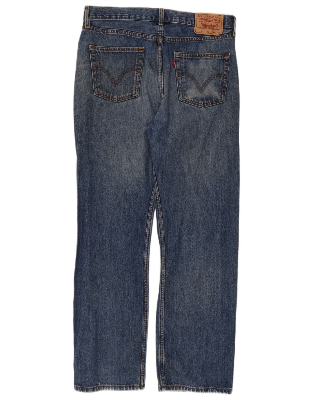 LEVI'S Jeans dritti da uomo 751 W34 L30 Blu