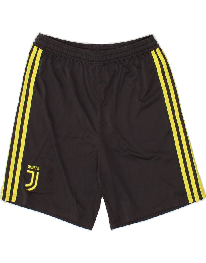 ADIDAS Boys Juventus Sport Shorts 13-14 Years Grey Polyester Vintage Adidas and Second-Hand Adidas from Messina Hembry 