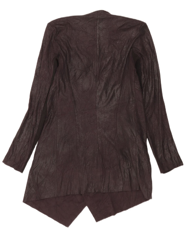 Maglione cardigan aperto a linea lunga da donna Zara UK 6 XS Nero