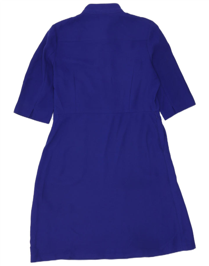 Abito a trapezio da donna Hobbs UK 12 poliestere blu medio