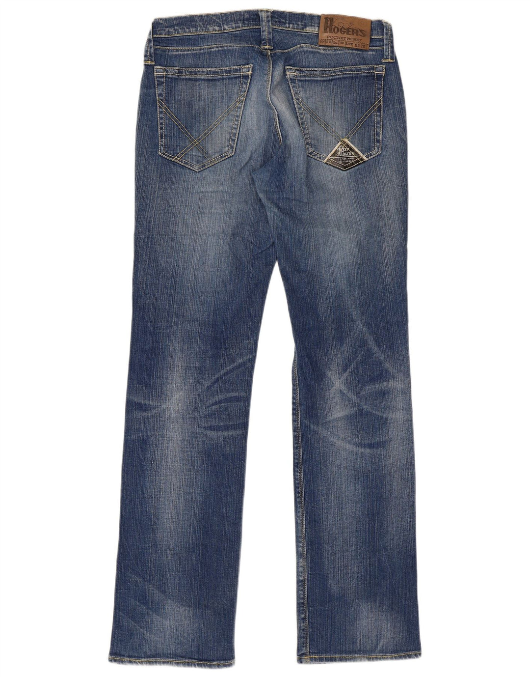 Jeans dritti da uomo Roy Rogers W33 L36 cotone blu