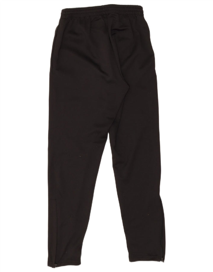Pantaloni da tuta con grafica Kappa da uomo piccoli in poliestere nero
